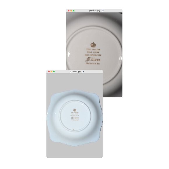 Set of 3 Antique Beautiful Trinket Dishes English, French, and Japanese Lot - Picture 5 of 8